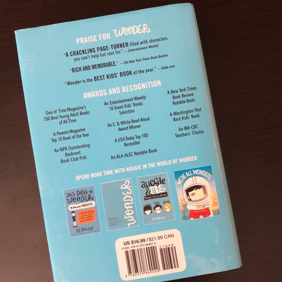 “Wonder” Hard Back Book (New/Unused) - Picture 4 of 8
